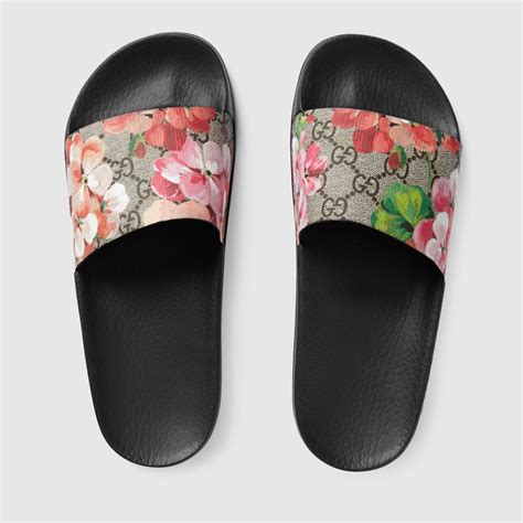 gucci sliders women's|gucci slides women floral.